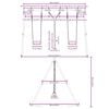vidaXL Outdoor Swing Set with Swings and Disc Swing