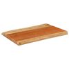 vidaXL Table Top 60x40x3.8 cm Rectangular&nbsp;Solid Wood Acacia Live Edge