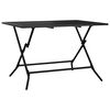 vidaXL Folding Garden Table Anthracite 110x80x72 cm Steel Mesh