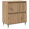 vidaXL Storage Cabinet 2 pcs Artisan Oak 60 x 35 x 70 cm