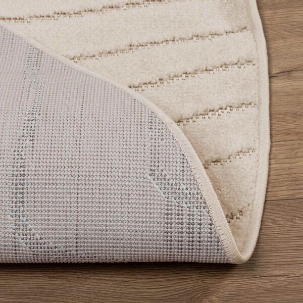 vidaXL Area Rugs Round PALMERAS Beige &Oslash; 200 CM Polyester