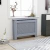 vidaXL Radiator Cover Anthracite 112x19x81.5 cm MDF