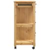 vidaXL Kitchen Trolley MONZA 84x40x88.5 cm Solid Wood Pine