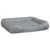 vidaXL Dog Bed Light Grey 120x100x27 cm Faux Leather