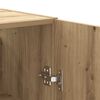 vidaXL Wall Mounted Cabinet Artisan Oak 69.5x34x90 cm