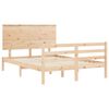 vidaXL Bed Frame without Mattress 140x200 cm Solid Wood