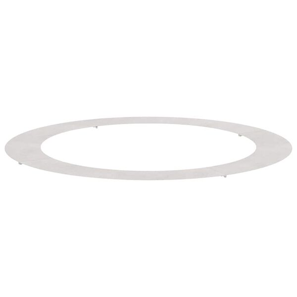 vidaXL suitable for Flat Tree Ring Silver &Oslash;90 / 120 cm Stainless steel
