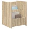 vidaXL Magazine Rack Sonoma Oak 35 x 35 x 45 cm Engineered Wood