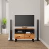vidaXL TV Cabinet 70x33x46cm Solid Wood Acacia