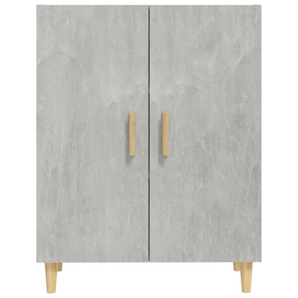 vidaXL Sideboard Concrete Grey 70x34x90 cm Engineered Wood