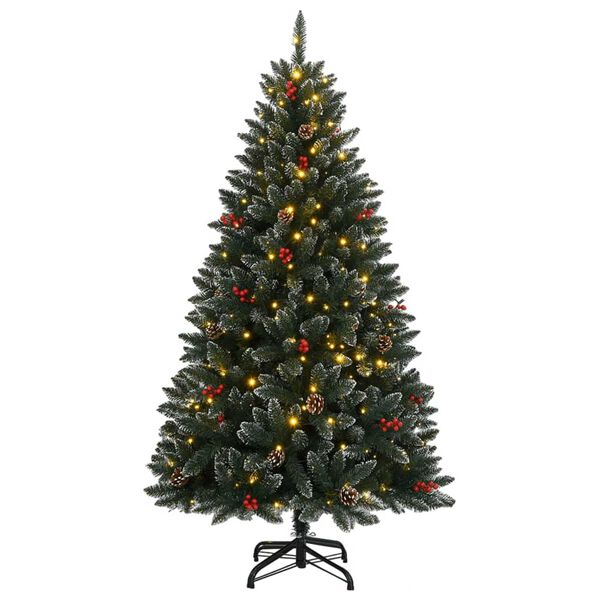 vidaXL Artificial Christmas Tree 300 LEDs 210 cm