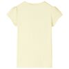 Kids' T-shirt Soft Yellow 140