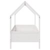 vidaXL Kids' House Bed Frame without Mattress White 90x200 cm Pine