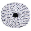 vidaXL Boat Rope White 8 mm 25 m Polypropylene