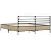 vidaXL Bed Frame without Mattress Sonoma Oak 160x200 cm