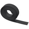 vidaXL Garden Edgings 4 pcs Black 10 m 15 cm Polyethylene