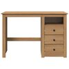 vidaXL Desk PANAMA 112x45x75 cm Solid Wood Pine