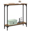 vidaXL Console Table Old Wood 75 x 22.5 x 75 cm Engineered Wood