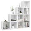 vidaXL 4 Piece TV Cabinet Set White Engineered Wood