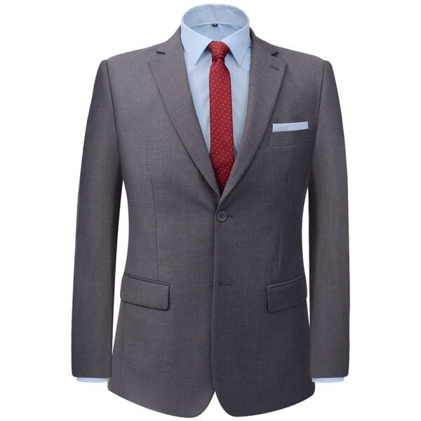 vidaXL Mens 2pcs Suit Grey 5 Polyester