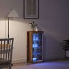 vidaXL LED Sideboard Old Wood 41 x 37 x 100 cm Engineered Wood