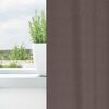 vidaXL Blackout Curtains with Rings 2 pcs Dark Brown 175 x 140 cm