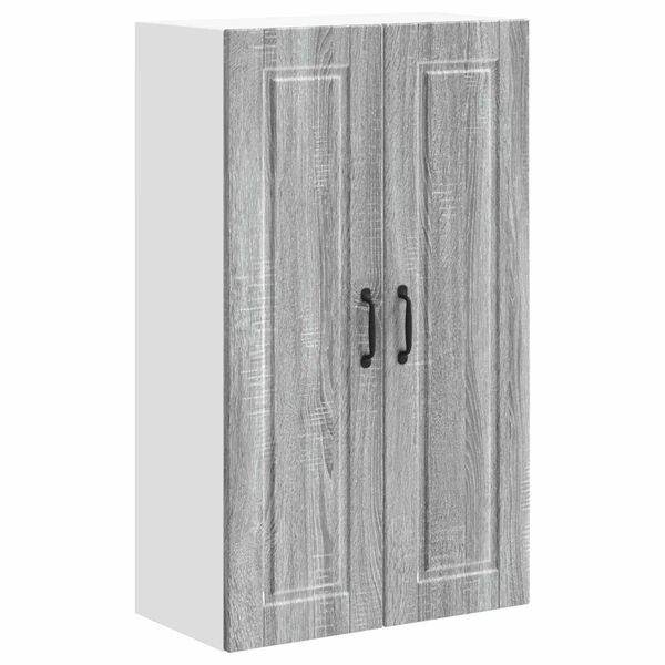 vidaXL Kitchen Cabinet Grey Sonoma 60 x 31 x 100 cm Engineered Wood