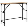 vidaXL Console Table Artisan Oak 100 x 32 x 75 cm Engineered Wood