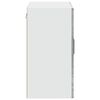 vidaXL Kitchen Wall Cabinet with Glass Door Porto Concrete Grey