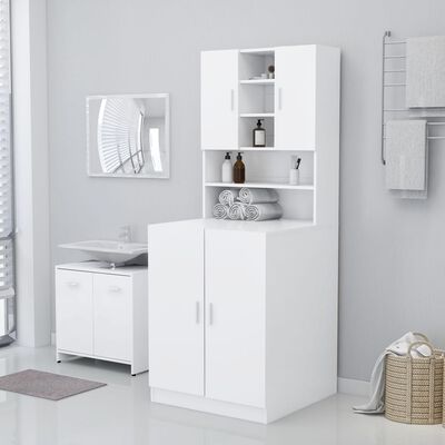 vidaXL Washing Machine Cabinet White