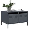 vidaXL TV Cabinet Anthracite 68x50x43.5 cm Cold-rolled Steel
