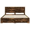 vidaXL Bed Frame with Drawer with Headboard Manual Engineered Wood