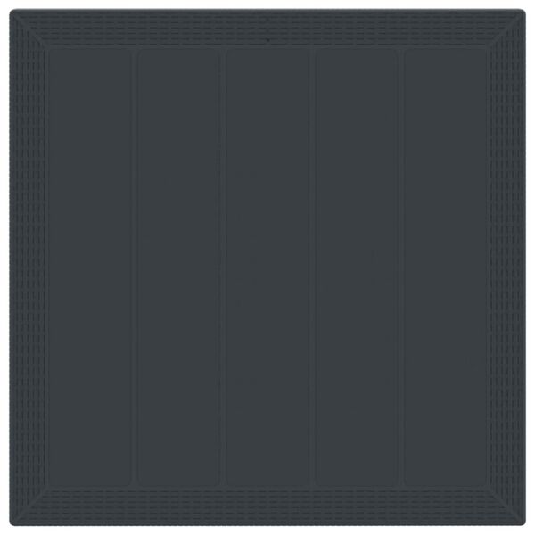 vidaXL Garden Dining Set 3 pcs Anthracite Polypropylene