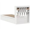 vidaXL Bed Frame without Mattress White 90x190 cm Single Solid Wood Pine