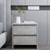 vidaXL Bedside Cabinet Concrete Grey 45x34.5x44.5 cm Engineered Wood