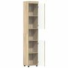 vidaXL Bathroom Cabinet Set TULUM Sonoma Oak 37 x 31.5 x 203 cm