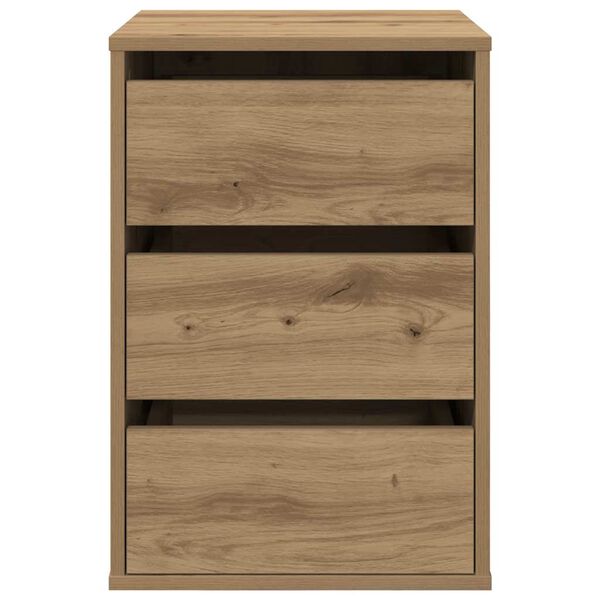 vidaXL Corner Chest of Drawers Artisian Oak 40x41x58 cm Engineered Wood