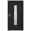 vidaXL Front Door Anthracite 98x190 cm PVC