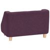 vidaXL Dog Sofa Burgundy 60x37x39 cm Linen