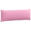 vidaXL Sofa Pillows 2 pcs Pink 120 x 40 cm Fabric
