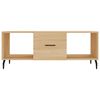 vidaXL Coffee Table Sonoma Oak 102x50x40 cm Engineered Wood