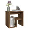 vidaXL Bed Cabinet Brown Oak 40x30x40 cm Engineered Wood