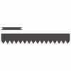 vidaXL Lawn Edging 50 pcs 100 x 0.05 x 15 cm Cold Rolled Steel Black