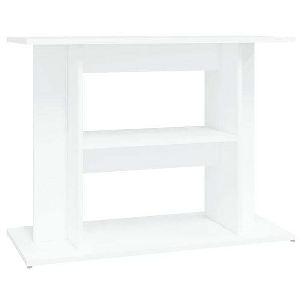 vidaXL Aquarium Stand White 80x35x60 cm Engineered Wood