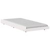 vidaXL Bed Frame White 90 x 190 cm Solid Pine Wood