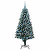 vidaXL Artificial Christmas Tree with 300 LEDs with Stand Green 180 cm