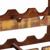 vidaXL Wine Rack Brown 80 x 45 x 33 cm Solid Reclaimed Wood