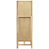 vidaXL Freestanding Mirror 48x46.5x150 cm Solid Oak Wood