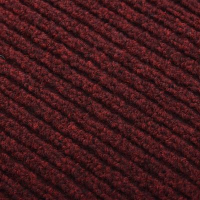 vidaXL Dirt Trapper Carpet Runner 100x500 cm Bordeaux Red