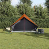 vidaXL Tents with Roof Grey and orange 256 x 266 x 185 cm Polyester